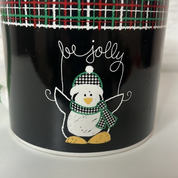 OVERSIZED Penguin Holiday Coffee Mug O624 - Picture 5 of 6
